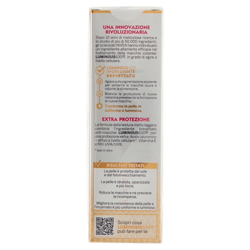 Nivea Cellular Luminous630 Anti-Macchie Crema Giorno SPF50 Tripla Protezione 40 ml